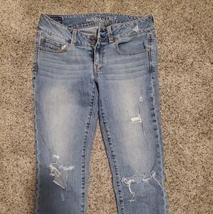 American Eagle Artist Crop Jeans